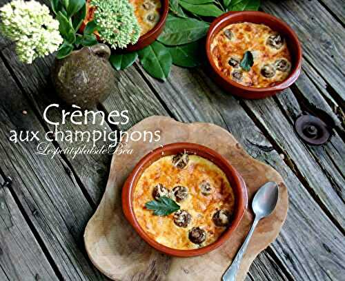 Crèmes aux champignons