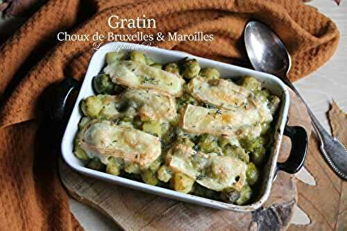 Gratin de choux de Bruxelles au Maroilles