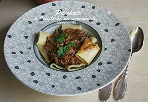 Pacchetti à l'effiloché de carbonnade - balade régionale
