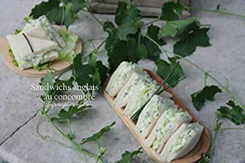 Sandwichs anglais au concombre