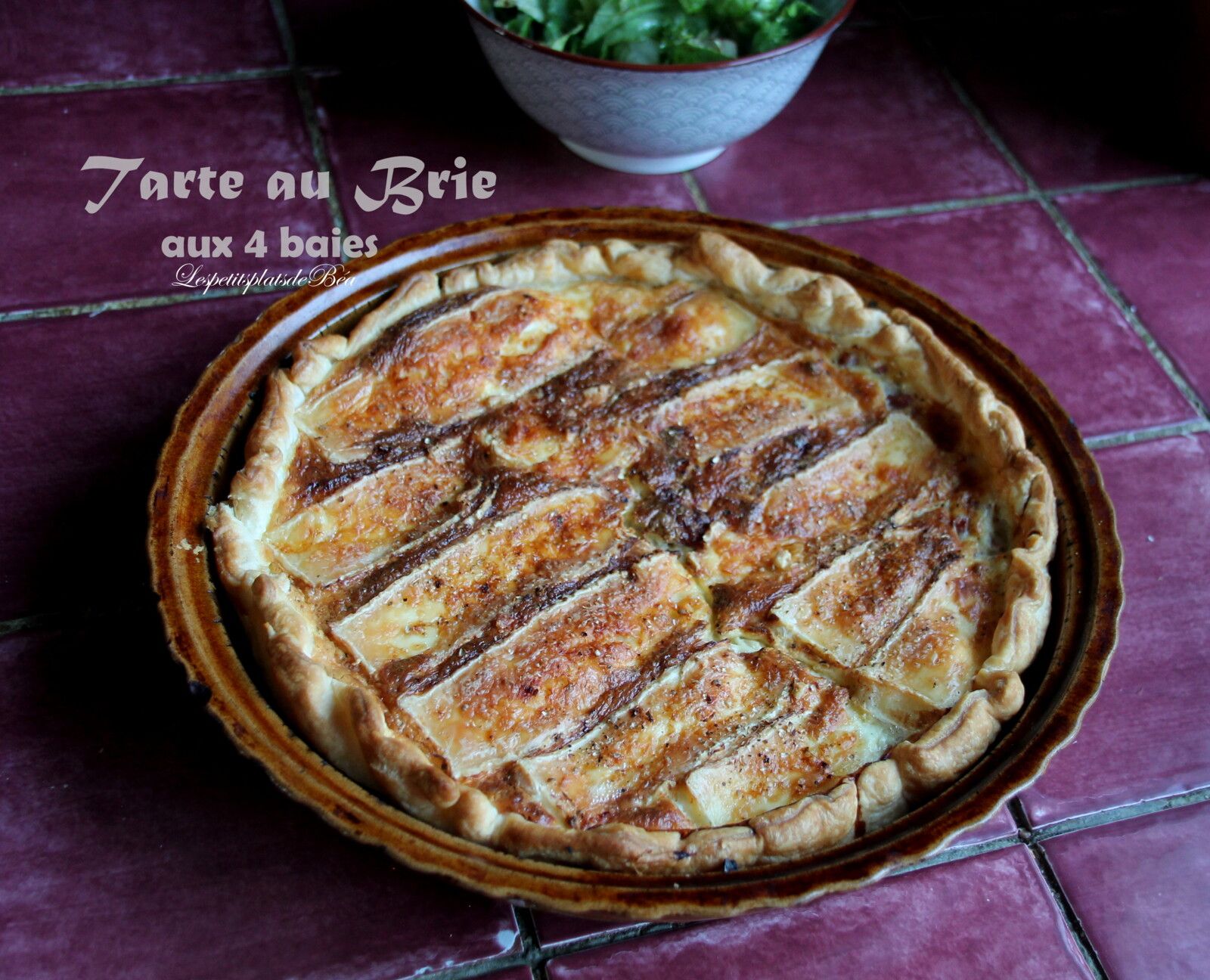 Tarte au brie et aux 4 baies