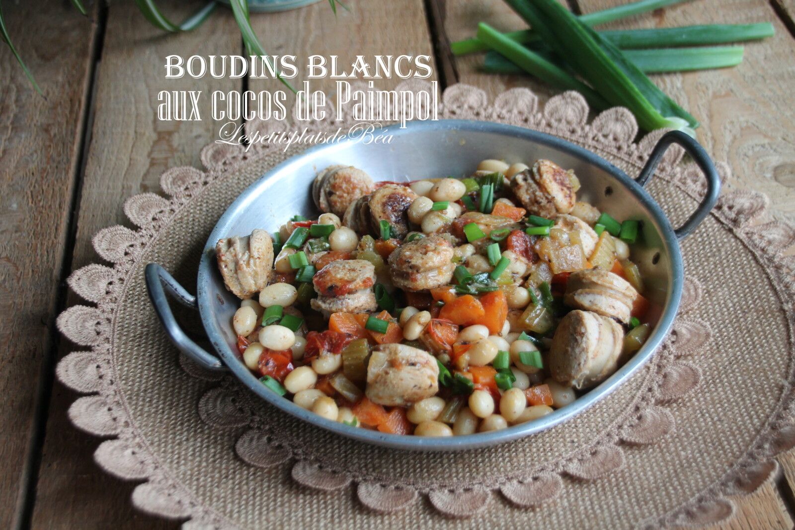 Boudin blanc aux cocos de Paimpol