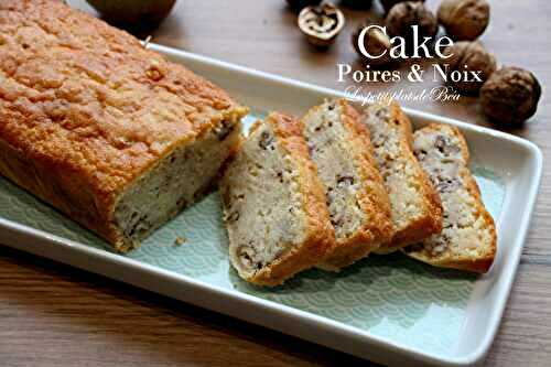 Cake aux poires et aux noix