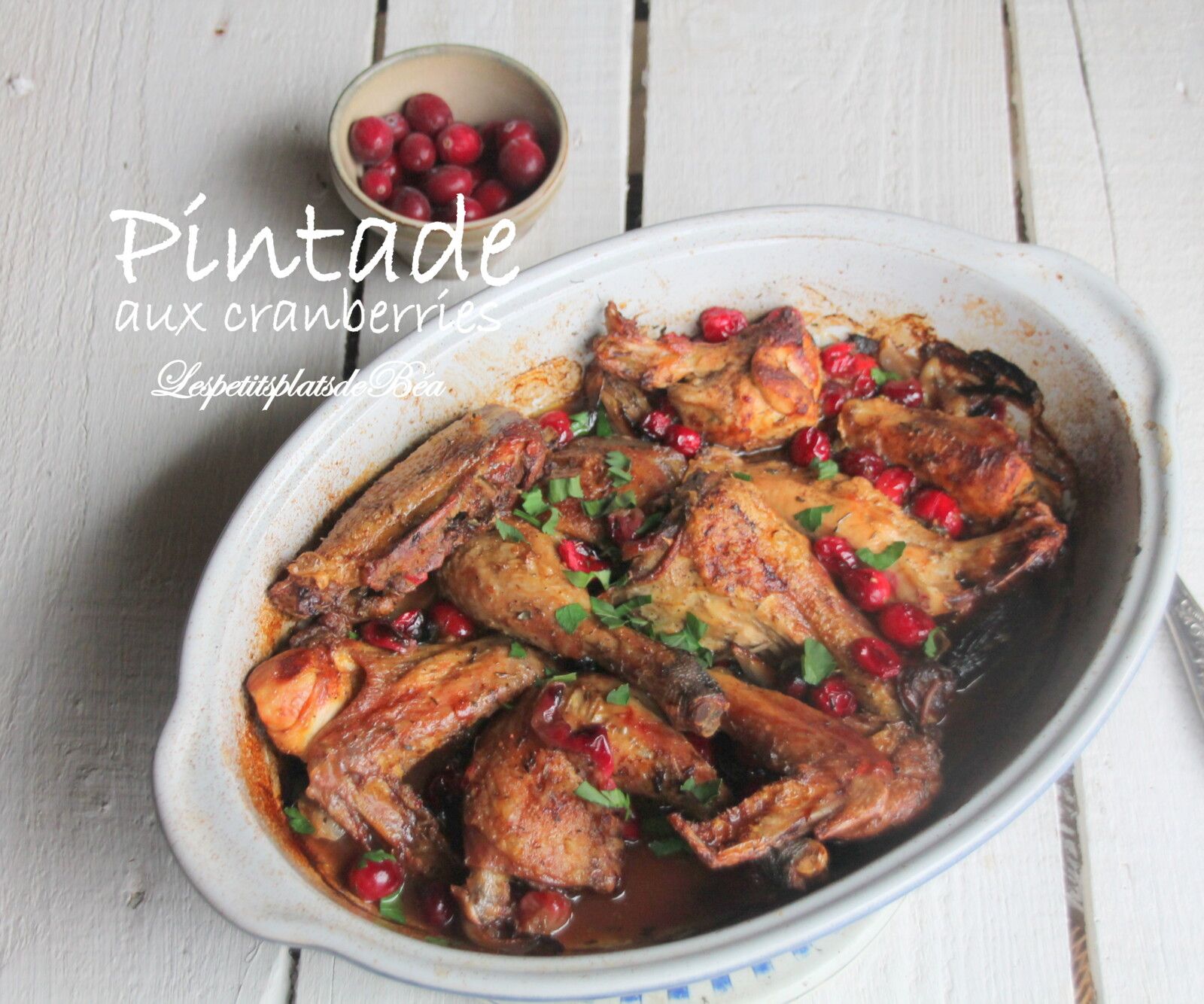 Pintade aux cranberries