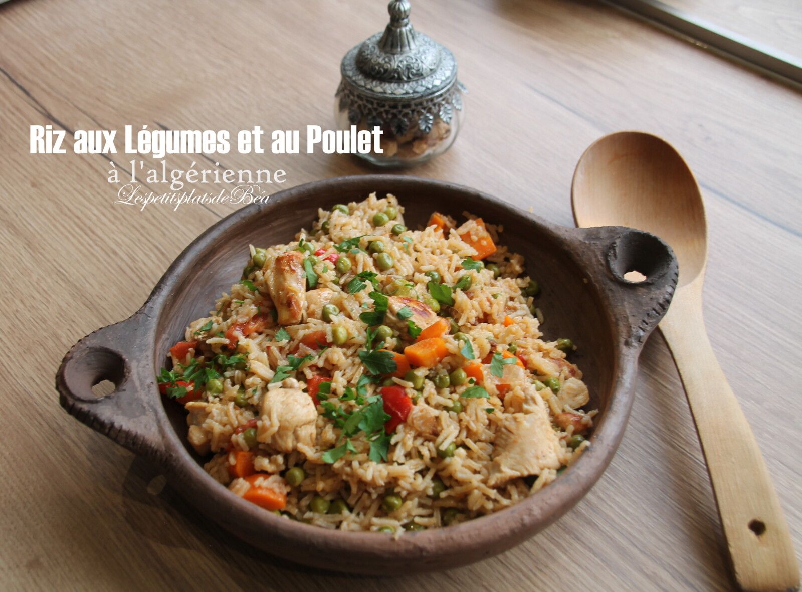 Riz aux légumes et au poulet à l'algérienne