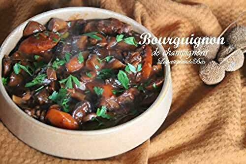 Bourguignon de champignons