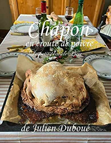 Chapon en croute de poivre