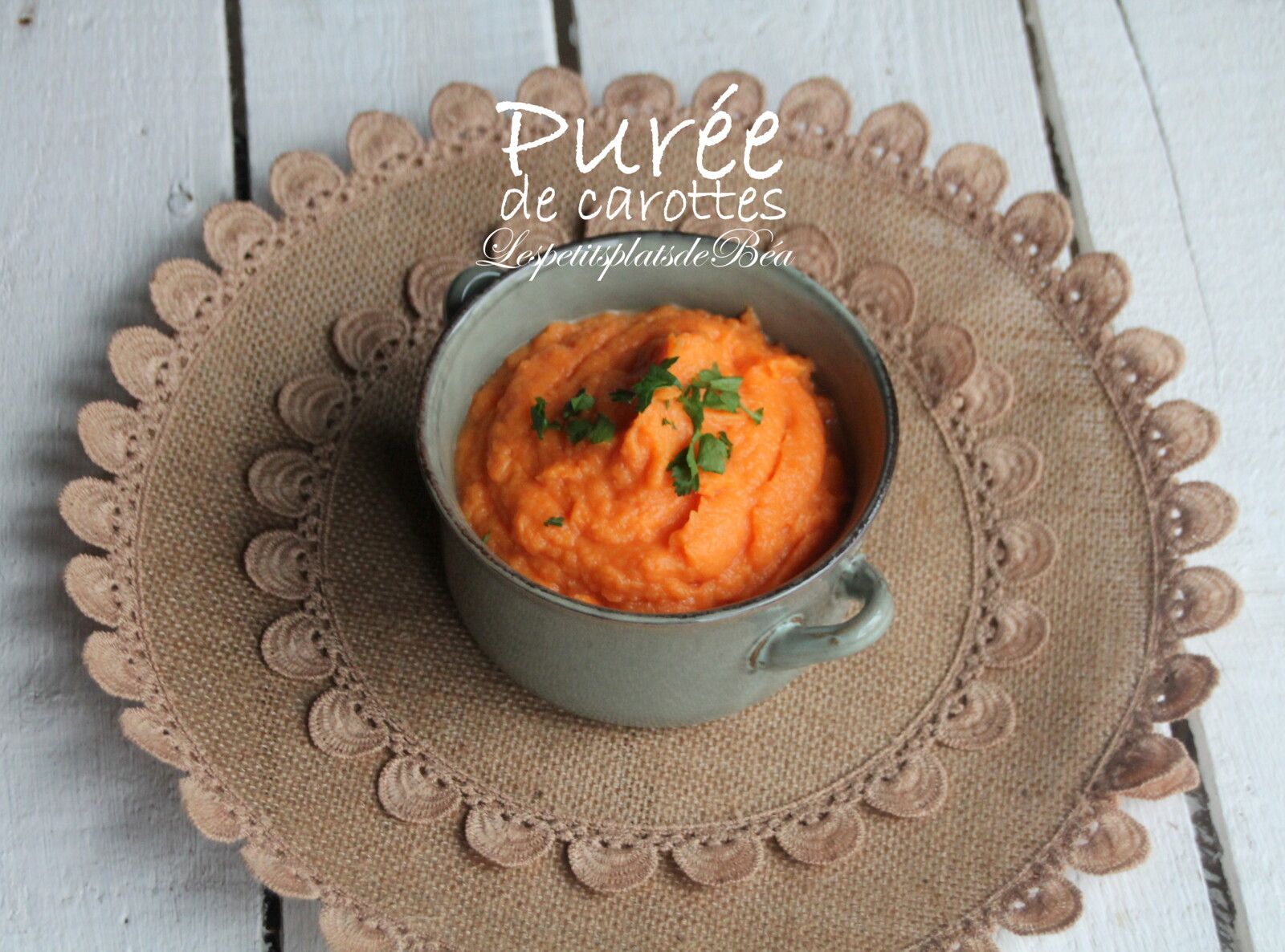 Ma purée de carottes