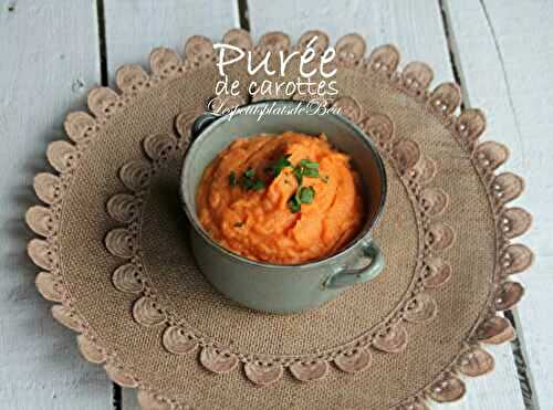 Ma purée de carottes