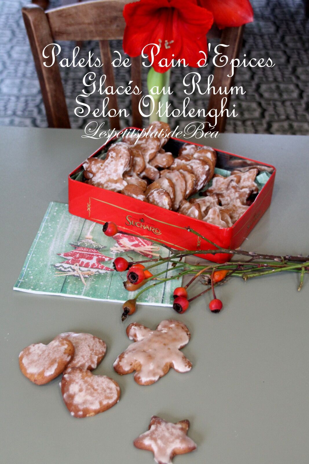 Palets de pain d'épices glacés au rhum selon Ottolenghi