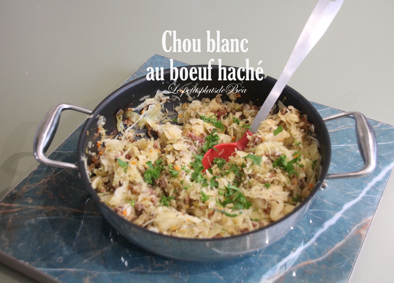 Chou blanc au boeuf haché (recette allemande)