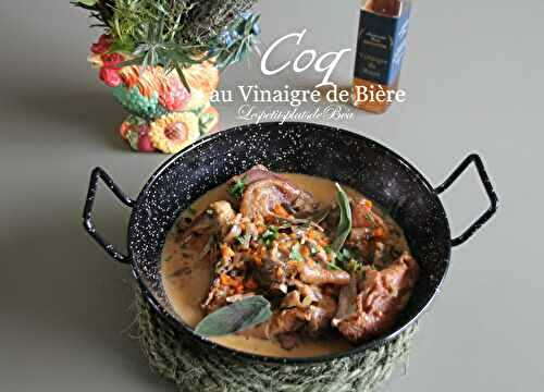 Coq au vinaigre de bière - balade régionale à Gussignies