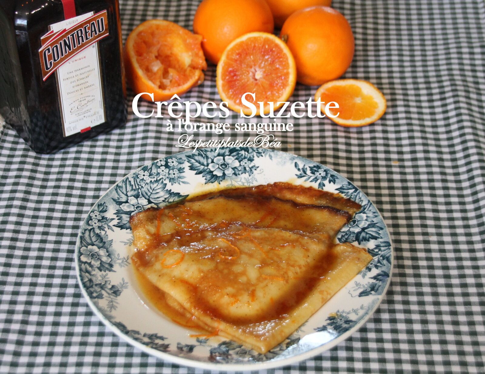 Crêpes Suzette à l'orange sanguine