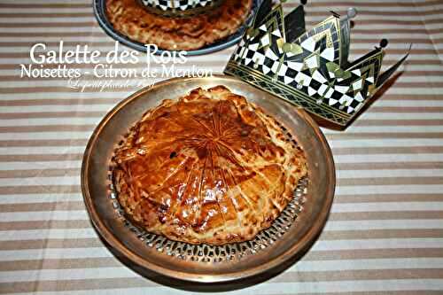 Galette des rois noisettes et citron de Menton