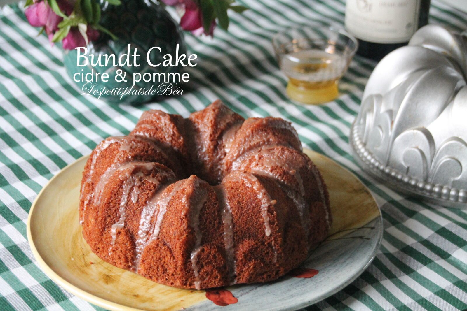 Bundt cake au cidre et aux pommes - balade régionale Le Quesnoy