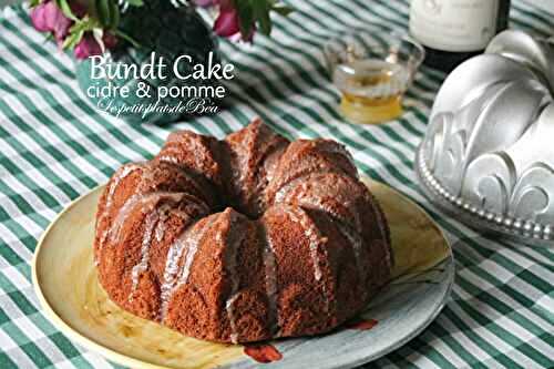 Bundt cake au cidre et aux pommes - balade régionale Le Quesnoy