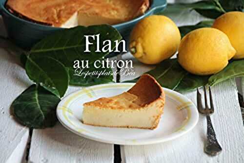 Flan au citron