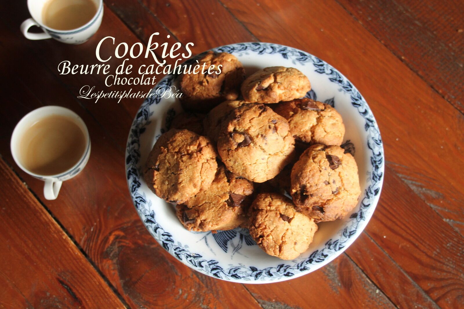 Cookies au beurre de cacahuètes et au chocolat