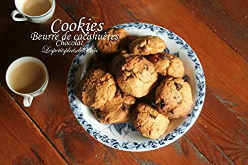 Cookies au beurre de cacahuètes et au chocolat