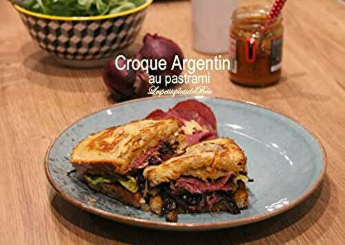 Croque argentin au pastrami