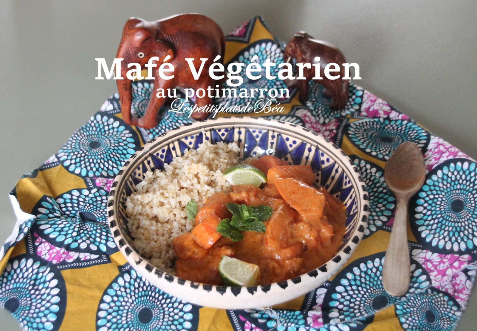 Mafé végétarien au potimarron - balade sénégalaise