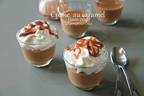 Crème au caramel (sans oeuf)