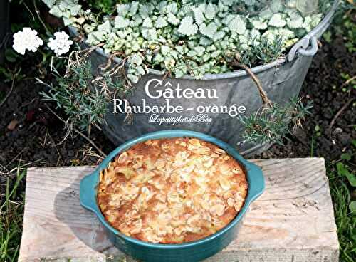 Gâteau rhubarbe-orange