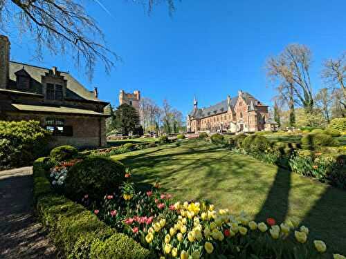 Les floralia de Bruxelles dans les jardins du château de Grand Bigard