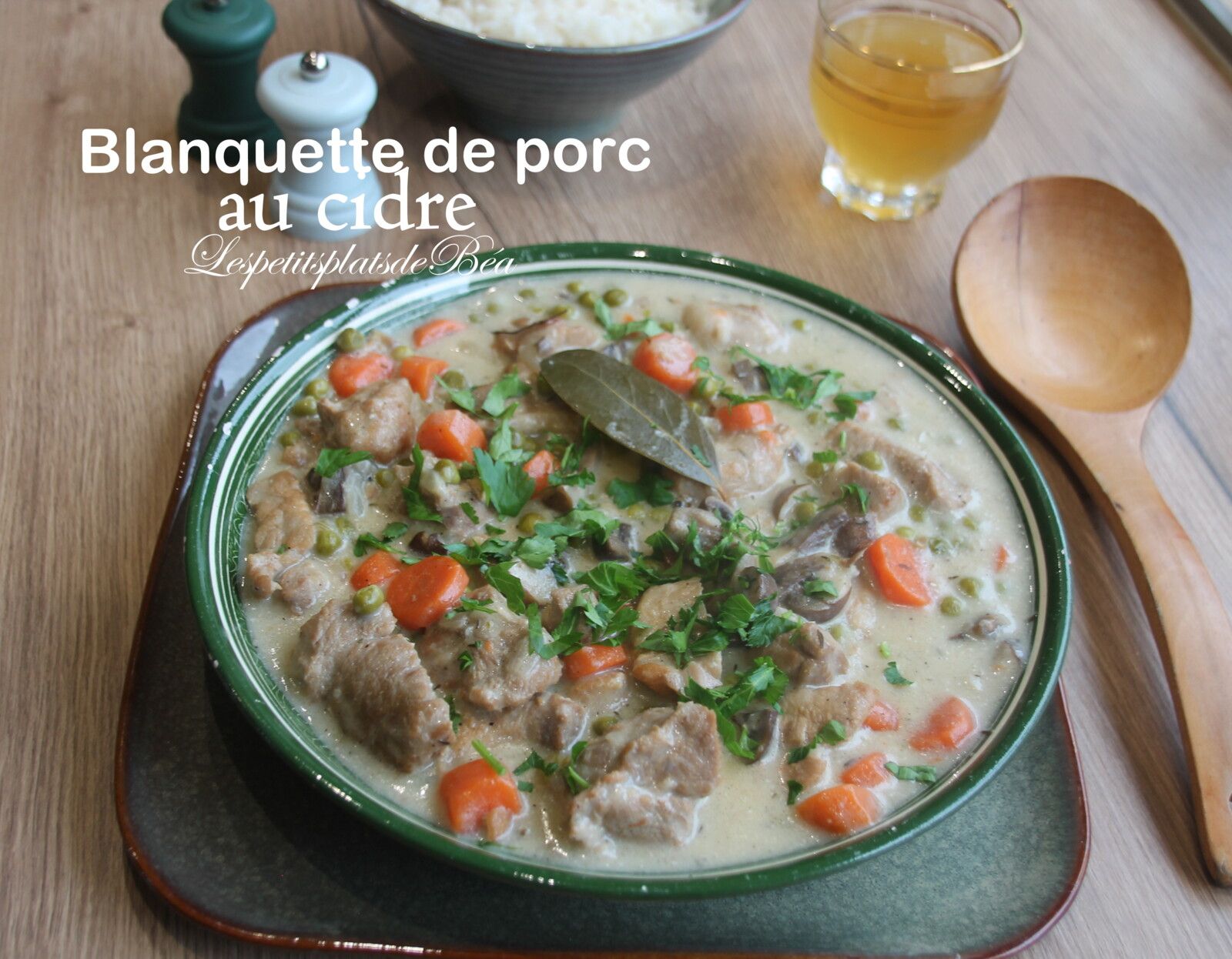 Blanquette de porc au cidre