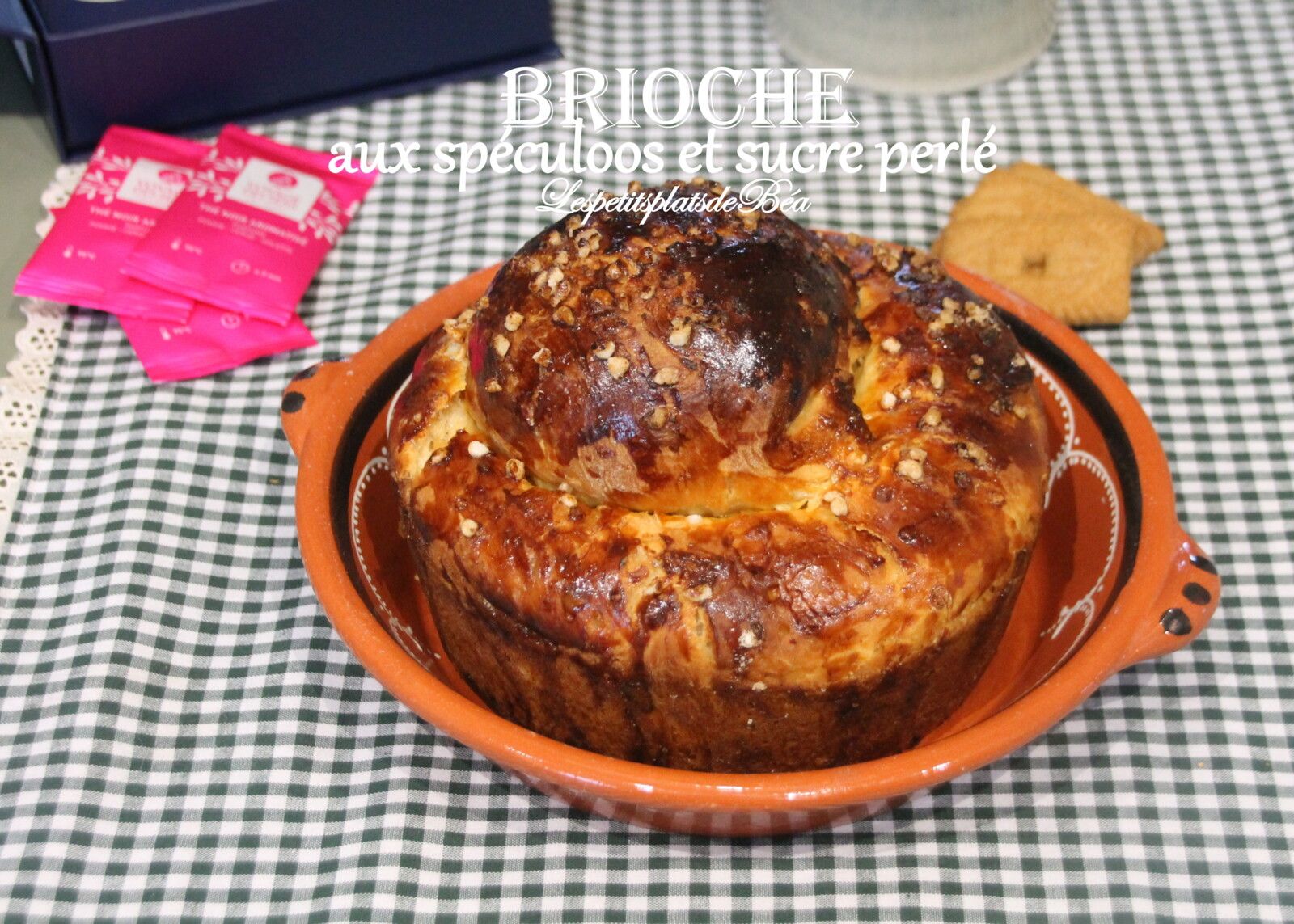 Brioche aux spéculoos et sucre perlé - balade belge au château de Louvignies 