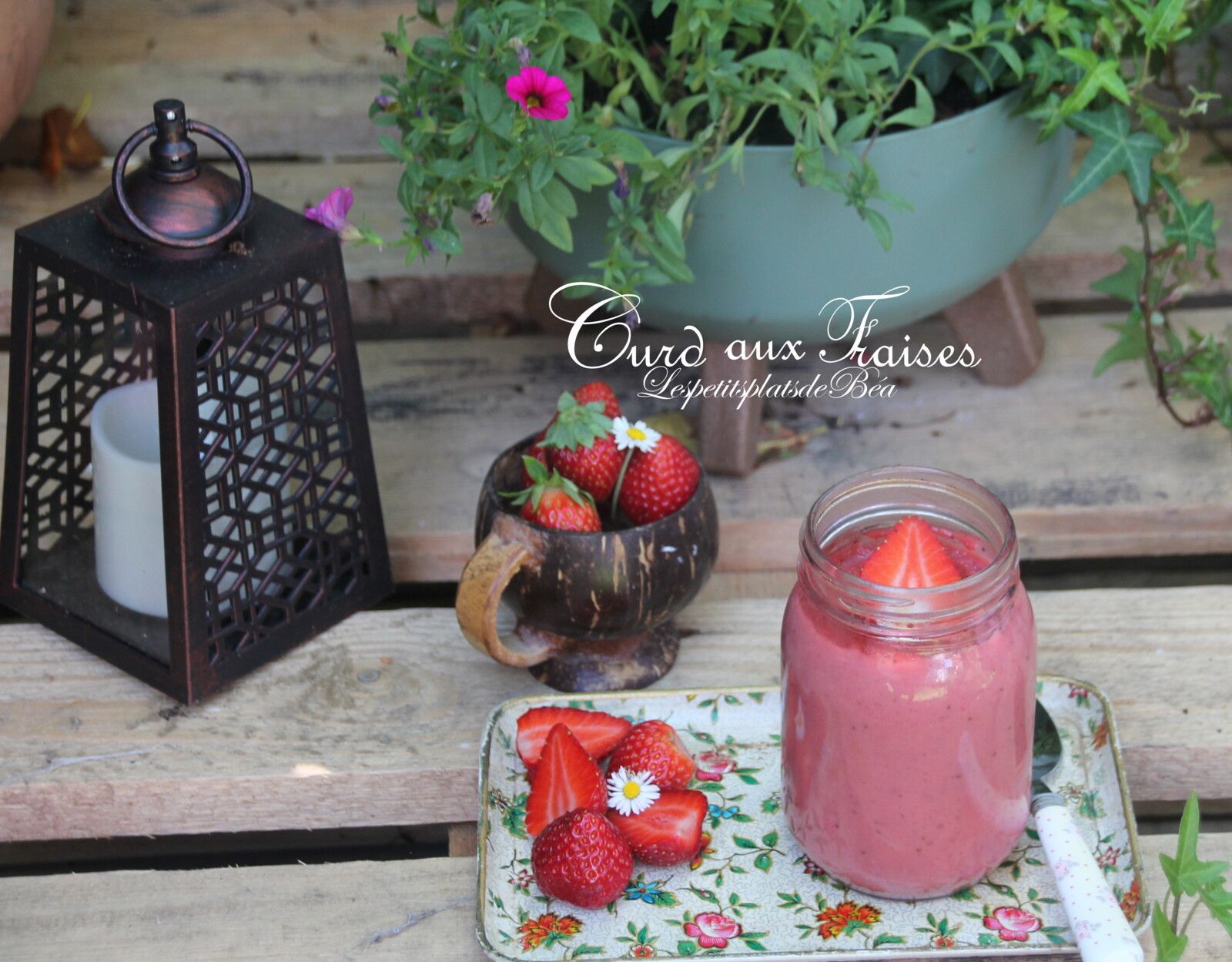 Curd aux fraises