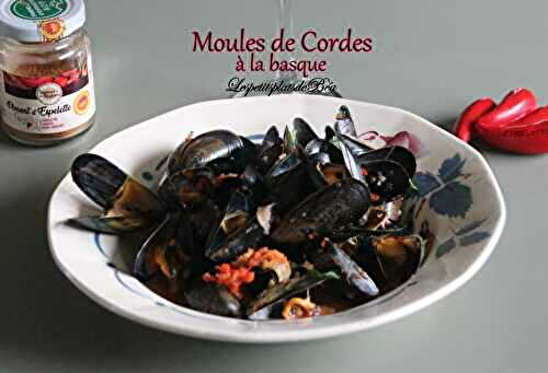 Moules de cordes à la basque
