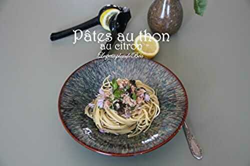 Pâtes au thon et au citron