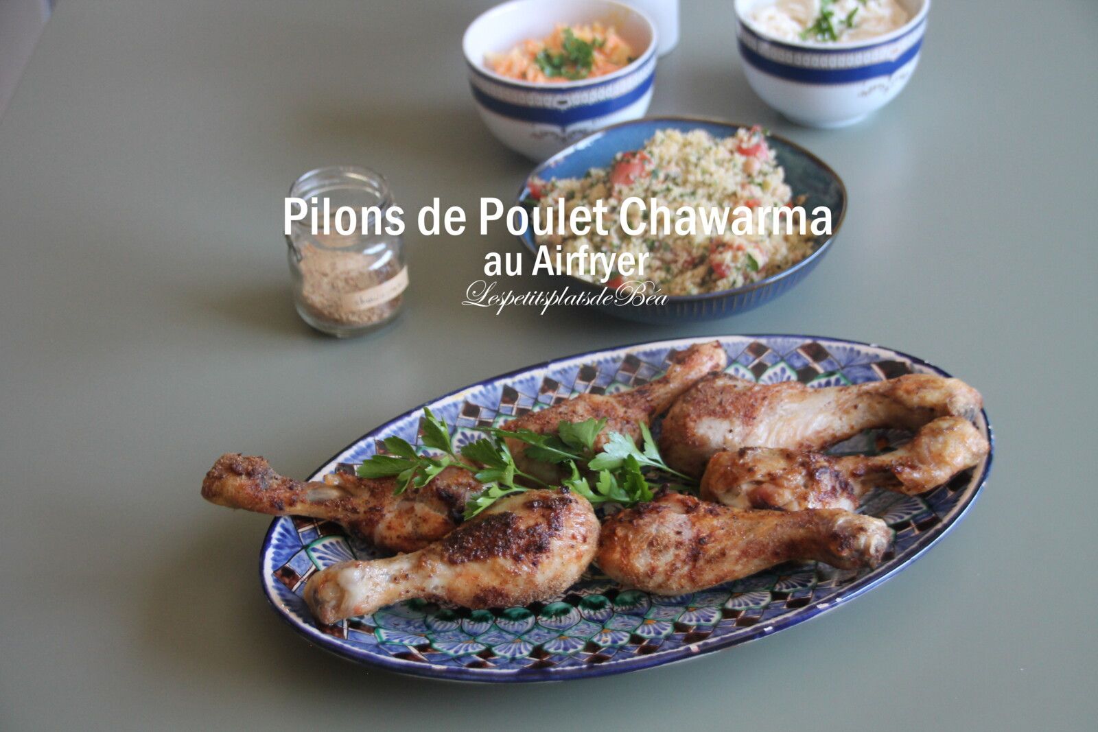 Pilons de poulet chawarma au airfryer