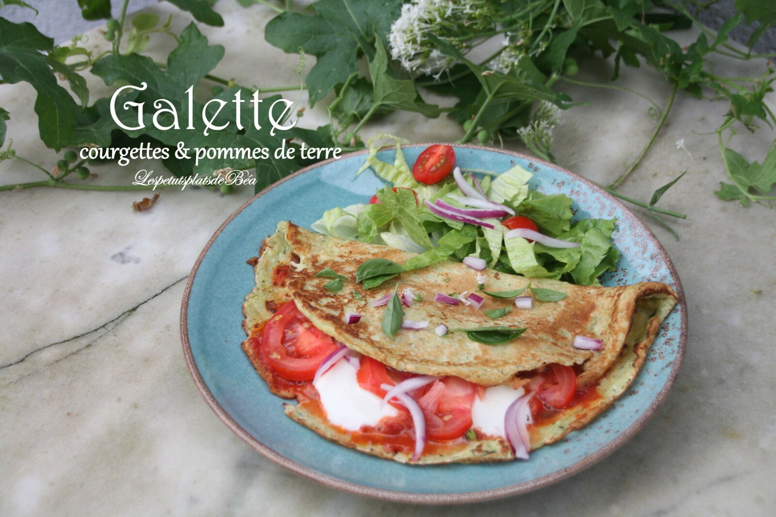 Galettes aux courgettes et pommes de terre