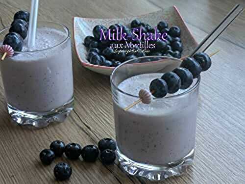 Milk-shake aux myrtilles