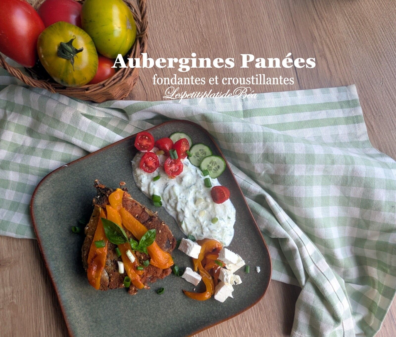 Aubergines panées fondantes et croustillantes