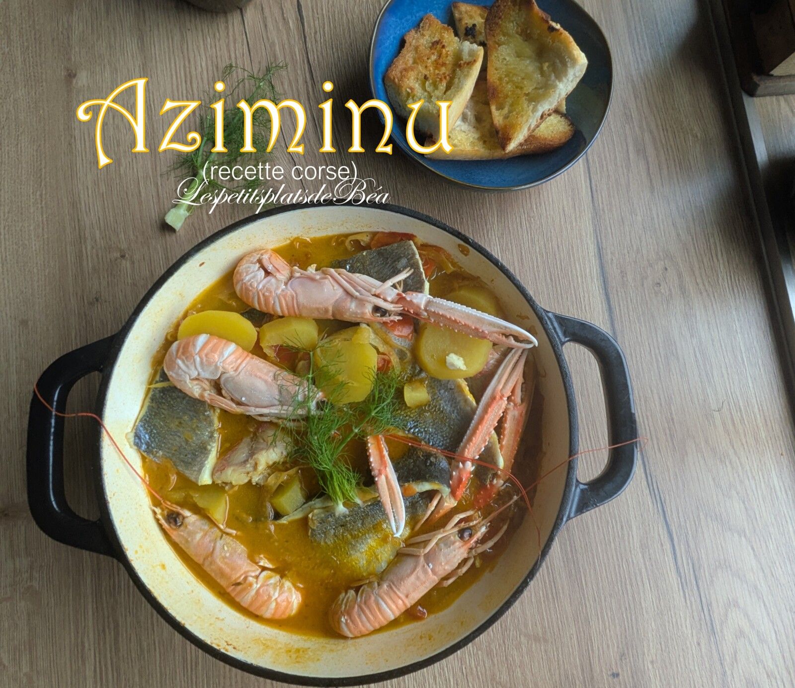 Aziminu (recette corse) et balade corse