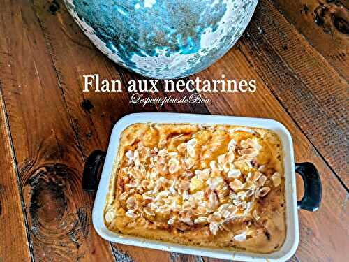 Flan aux nectarines