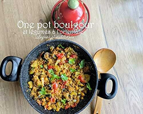 One pot boulgour et légumes à l'orientale