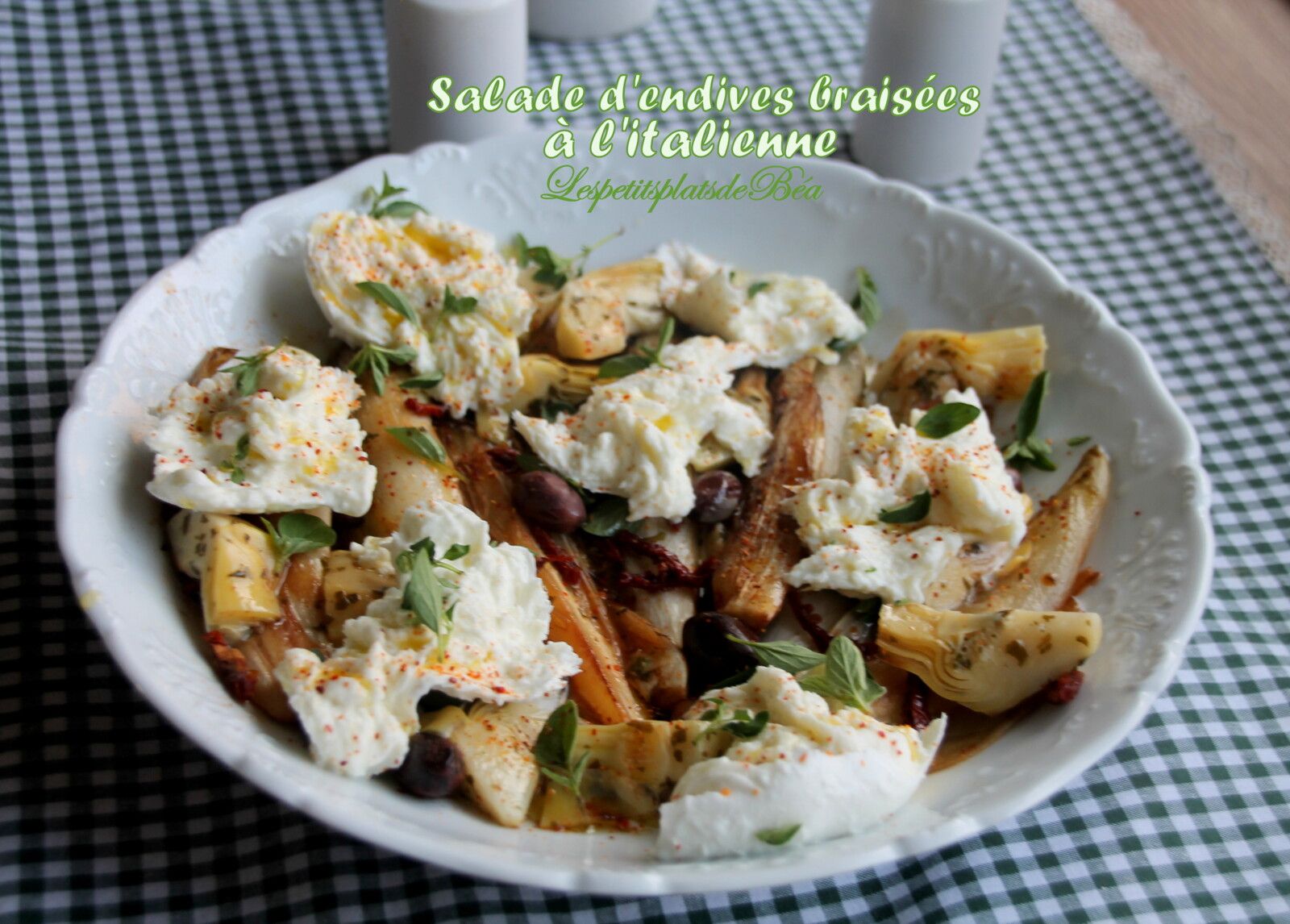 Salade d'endives braisées à l'italienne