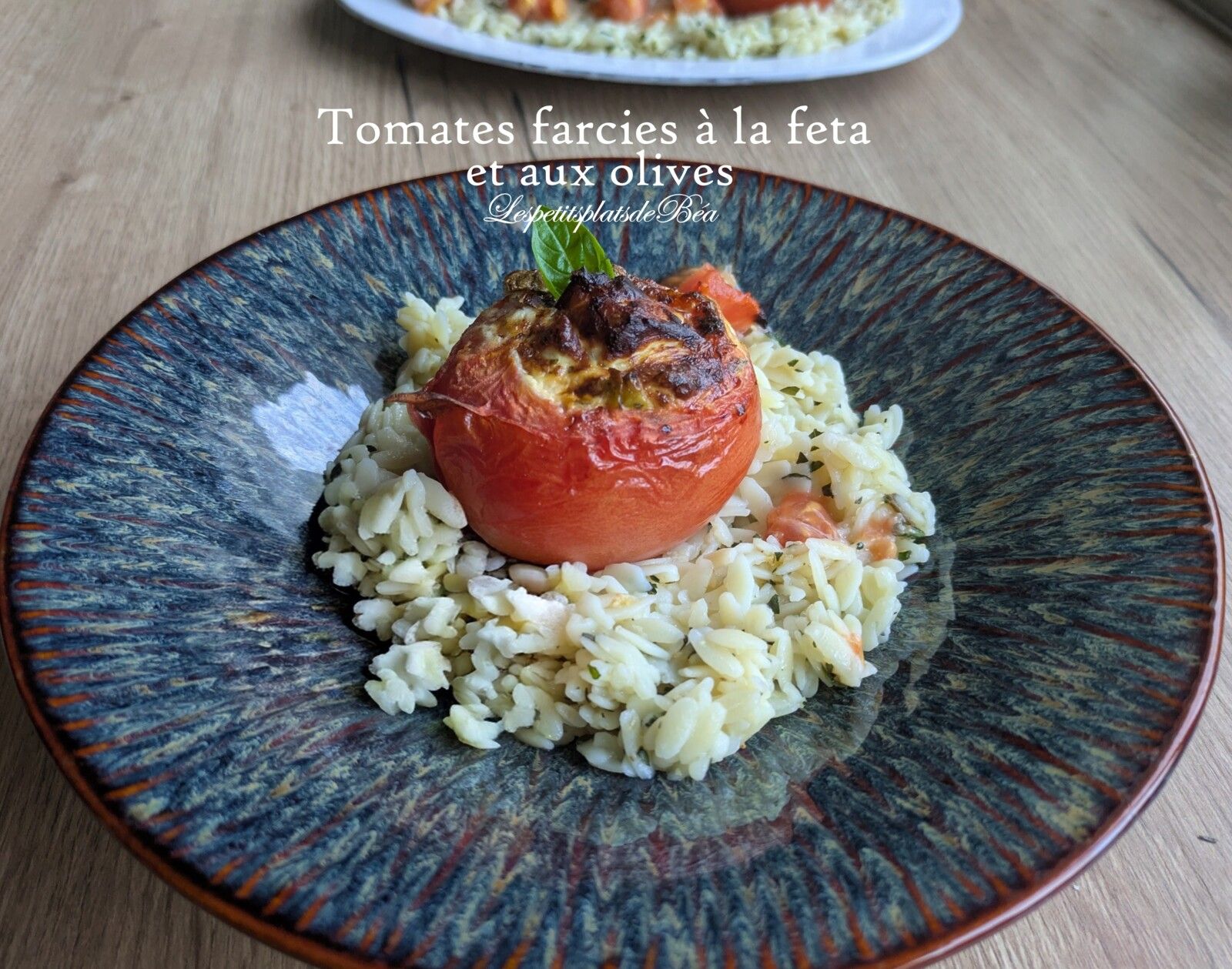 Tomates farcies à la feta et aux olives