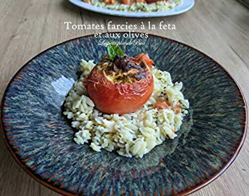Tomates farcies à la feta et aux olives