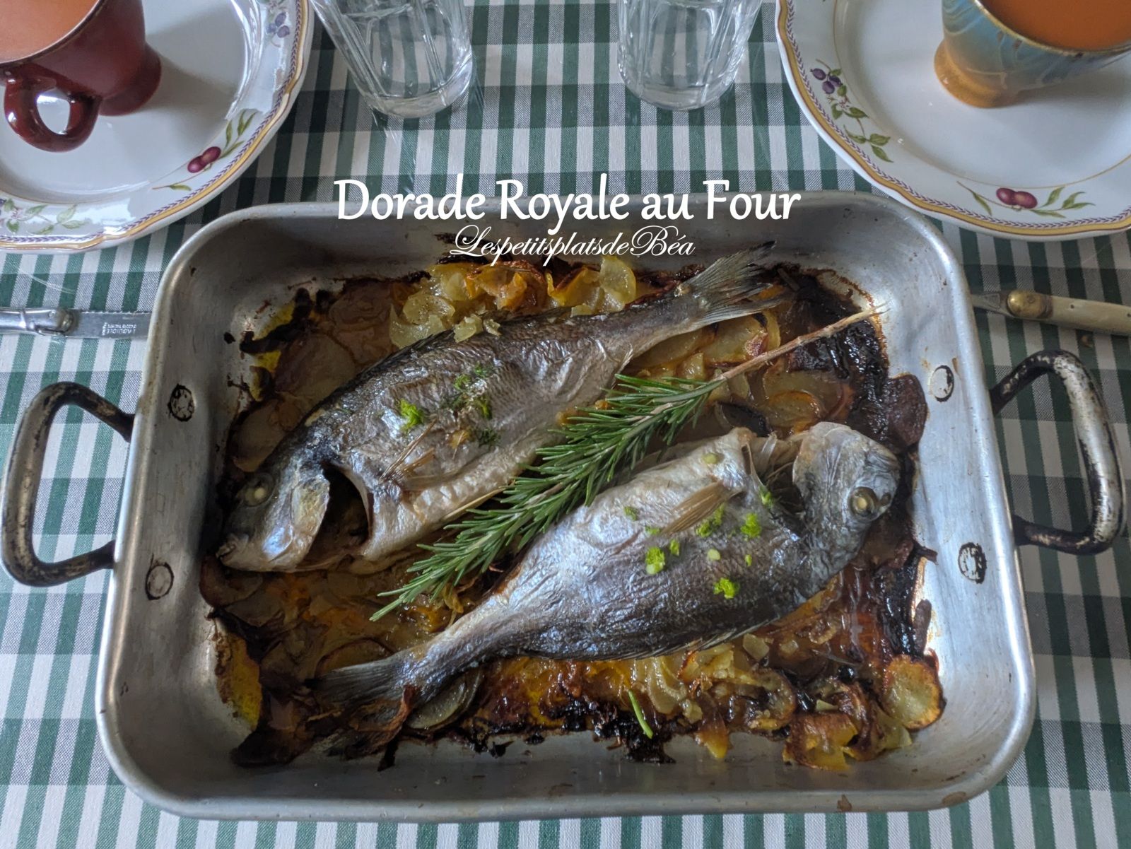 Dorade royale au four