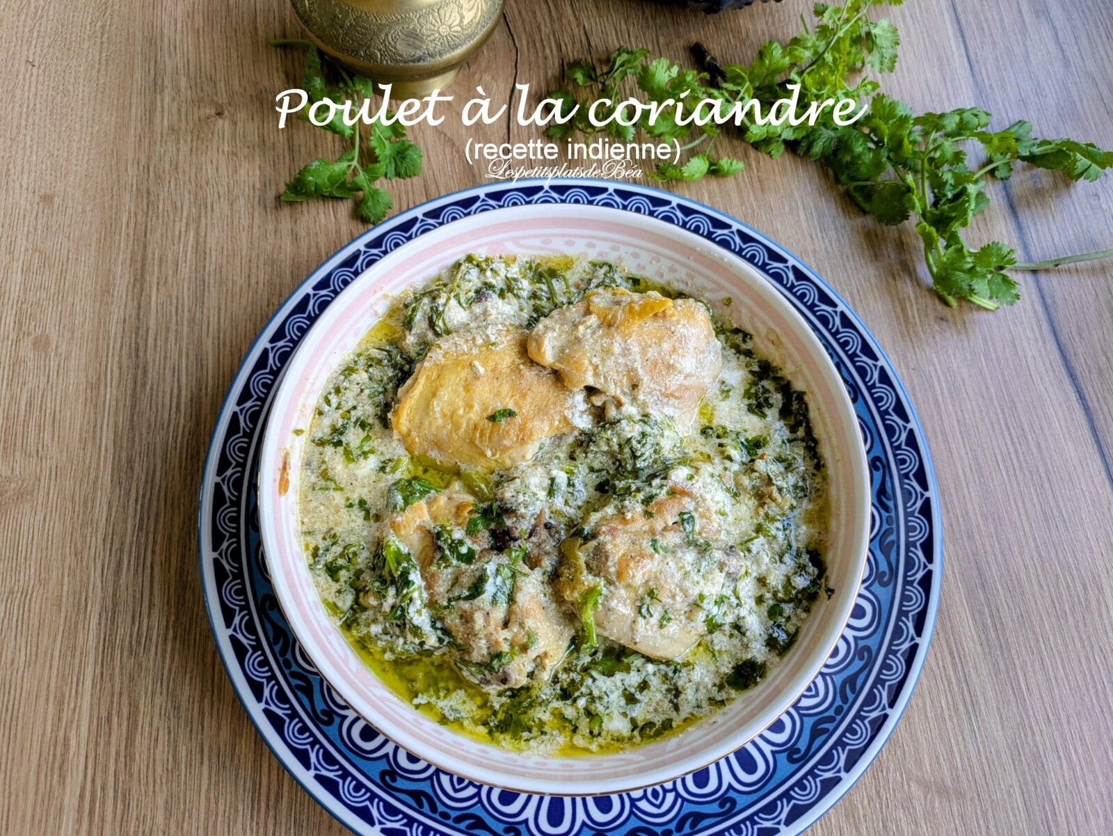 Poulet à la coriandre (recette indienne)