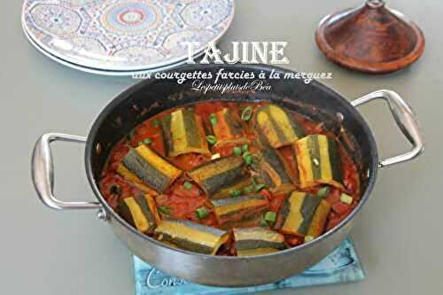 Tajine aux courgettes farcies à la merguez