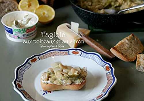 Fagioli aux poireaux et au citron
