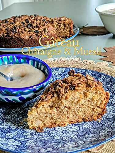 Gâteau à la chataigne et au muesli maison (2 recettes)