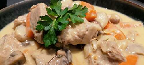 Blanquette de veau à l’ancienne, recette de Grand Mère, Tradition et Terroir.