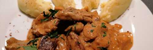 Bœuf Stroganoff aux cèpes « Tradition et terroir du Sud Ouest »